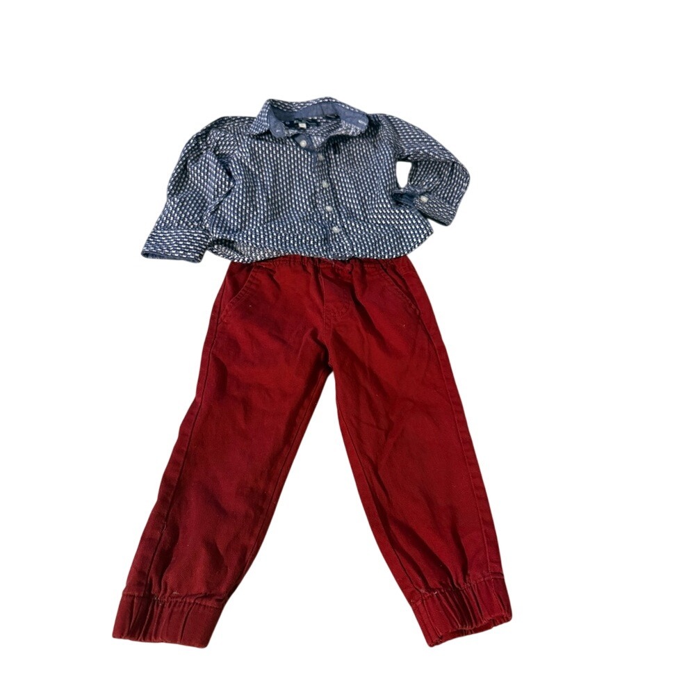 Ben Sherman Blue‎ and Red Kids Outfit size 2T